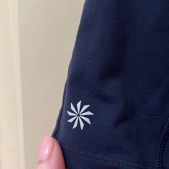 ATHLETA Racerback Tank Top Navy Black White Women’s Size Small - Picture 4 of 7